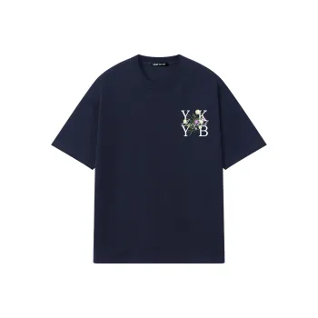 YK&YB T Shirts Unisex Navy Blue