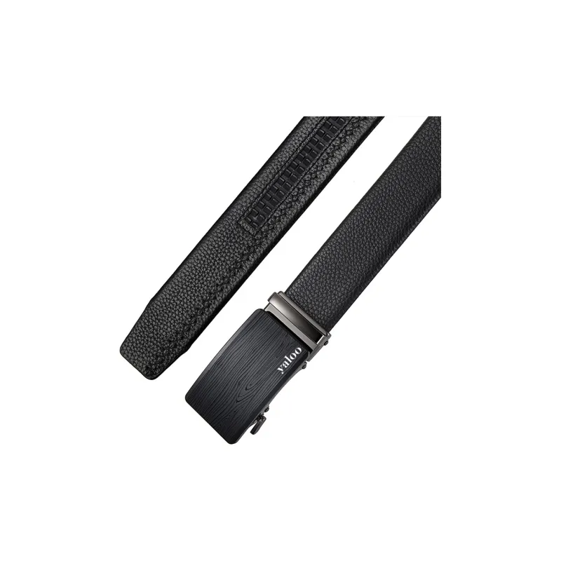 Yalu Alloy Leather Belts Men's Width 3.5CM-4