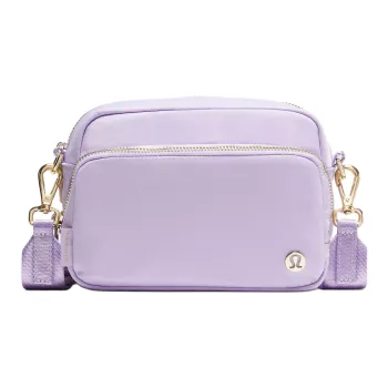 Lululemon Everywhere Nylon Crossbody Bag Unisex Purple