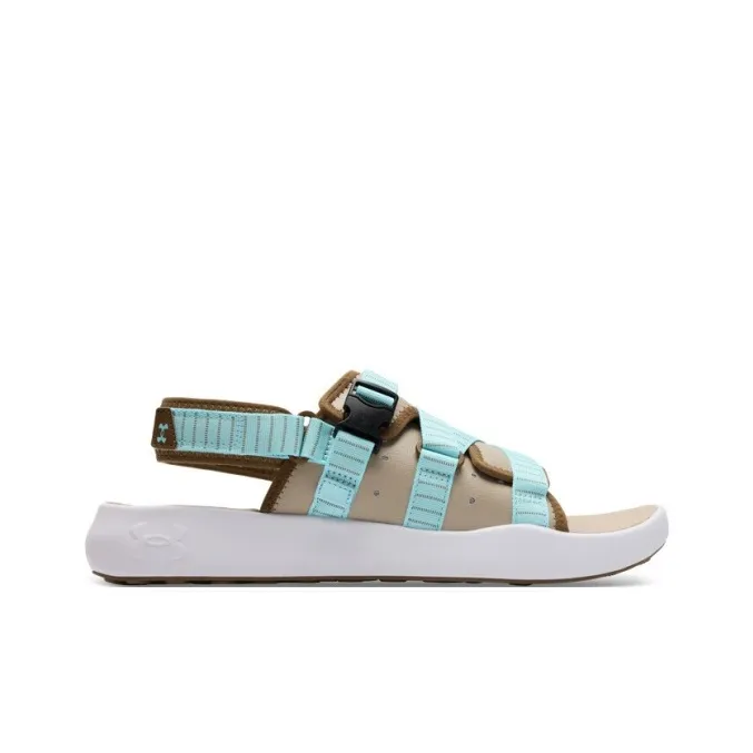 Under Armour Beach Sandals Unisex Blue Brown-1