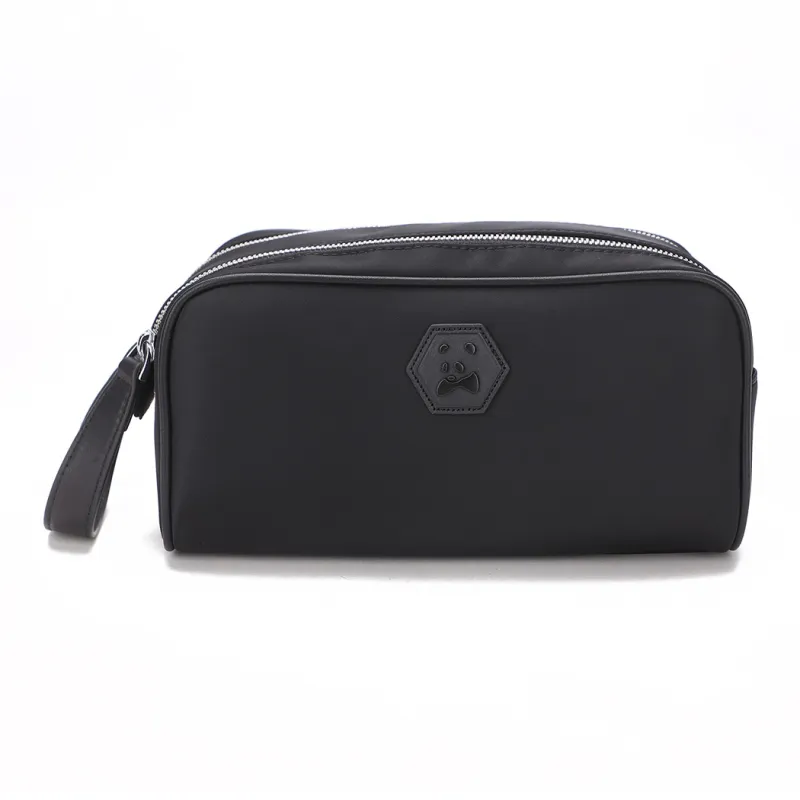 CANUDILO Textile Fabric Clutch Men's Black-0