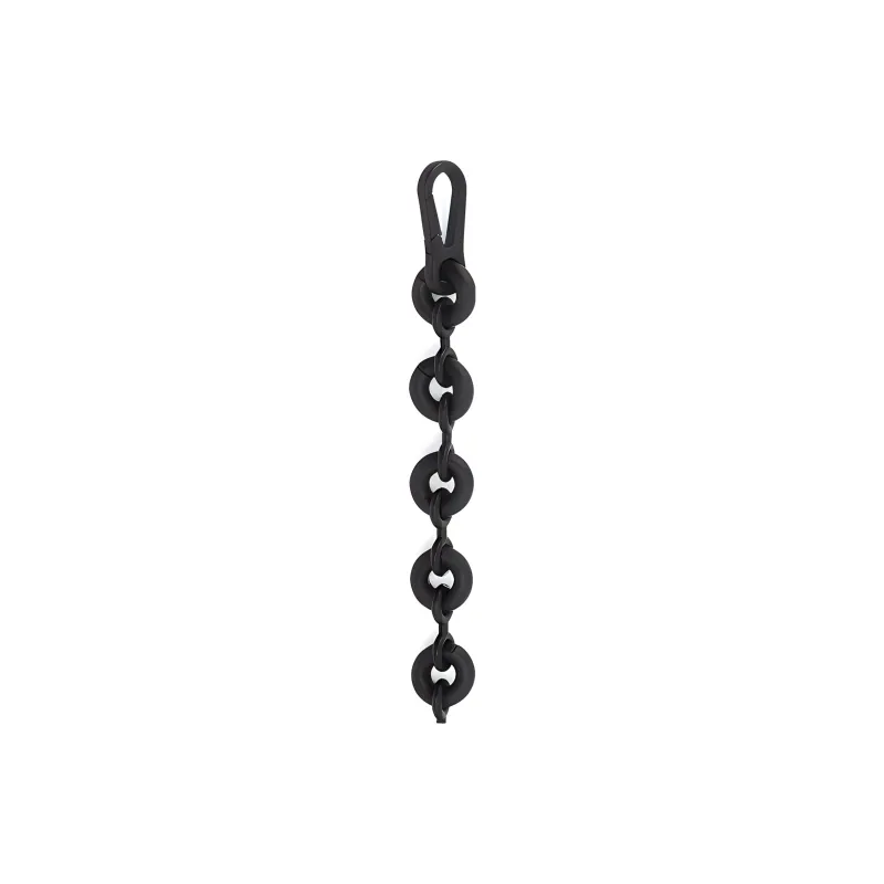 LOEWE Painted Brass Chain Strap Bag Women's Black-1