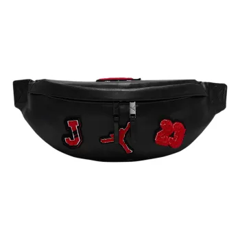 Jordan Artificial Leather Fanny Pack Unisex Black