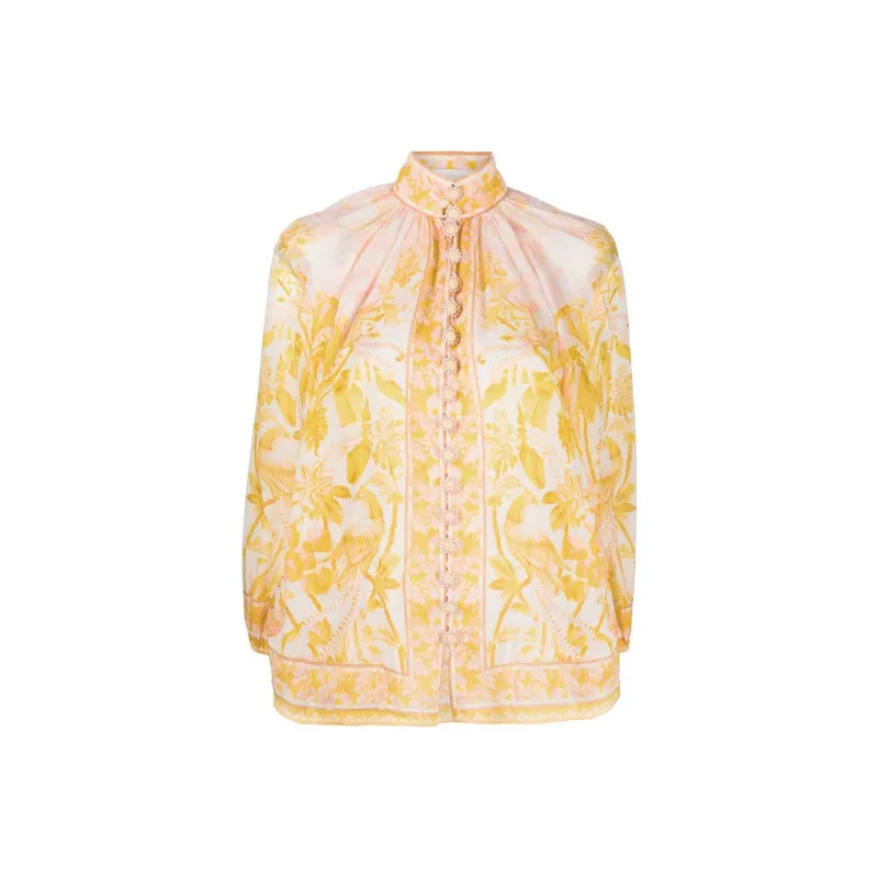 Zimmermann Shirt Women's White Yellow-0