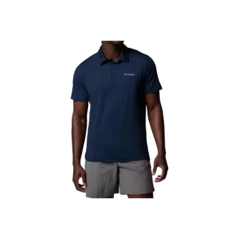 Columbia PFG Slack Tide Polo Shirt Men's Blue