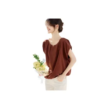 XWI Shirts Women's Red Brown