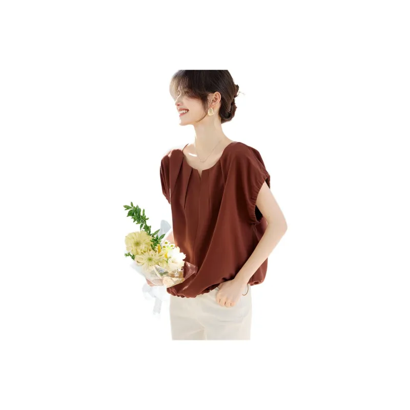 XWI Shirts Women's Red Brown-0