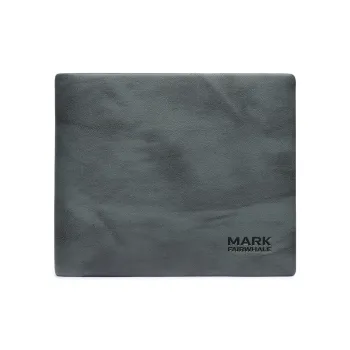 FAIRWHALE Top Grain Cow Leather Wallet Men's Gray Green