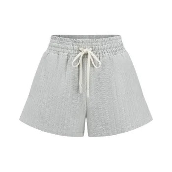 AXYPAGES Casual Shorts Women's Light Gray