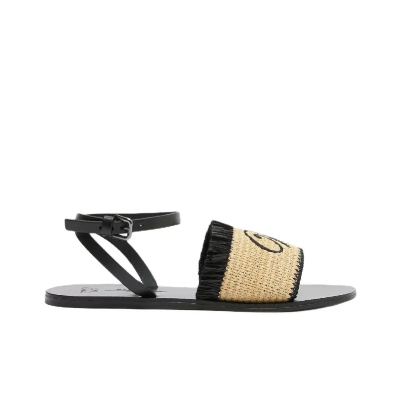 MaxMara Weekend Series One Strap Sandals Women's Beige-1