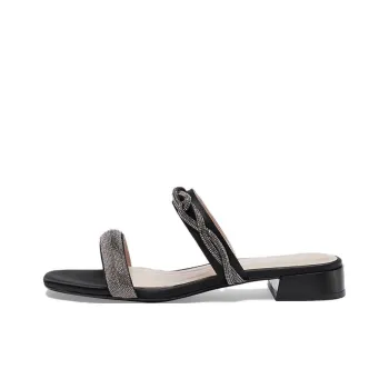 Le Saunda Rubber Sole Slip Resistant Slide Slippers Women's