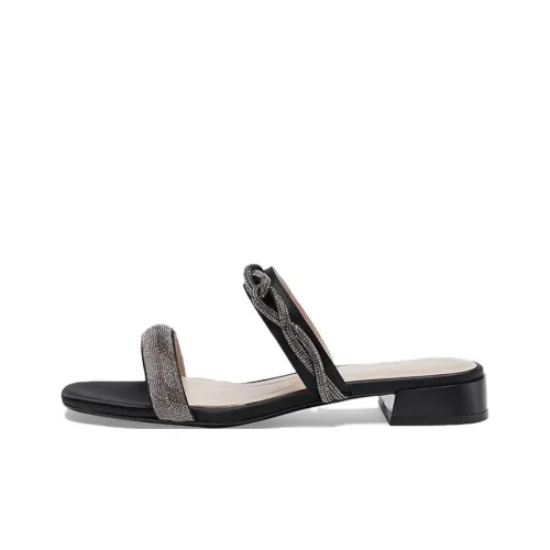 Le Saunda Rubber Sole Slip Resistant Slide Slippers Women's