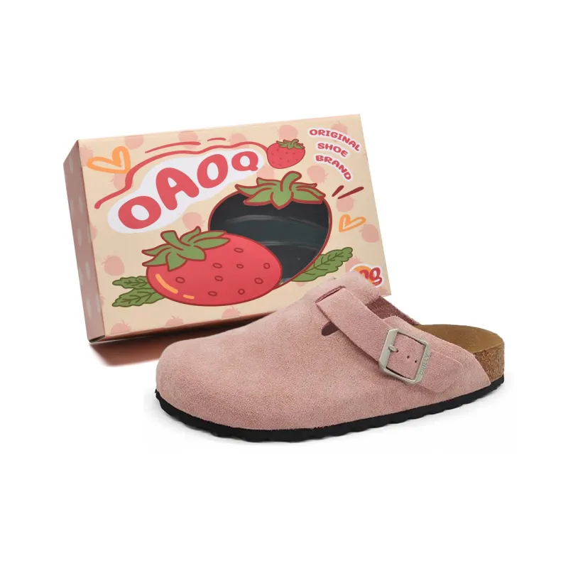 OAOQ Quiet Abrasion Resistant Slip Resistant Closed Toe Slippers Unisex-5