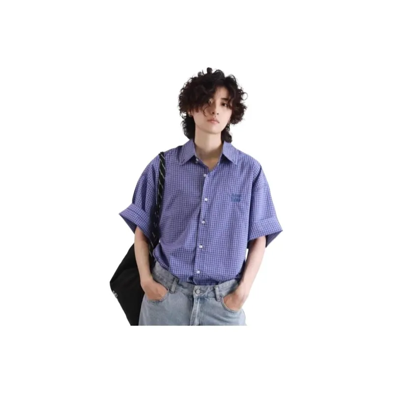 SIL VITIN Shirts Unisex Blue-0
