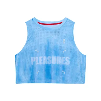 On x PLEASURES X The Loop Tank SS25 Sport Vests Women's Blizzard