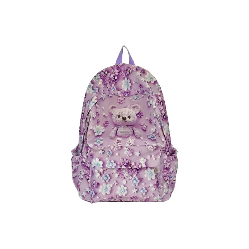 ZOGA Oxford Backpack Women's Blue/Purple/Yellow/Pink-1