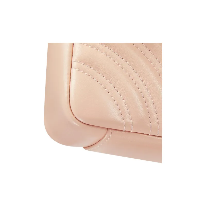 GUCCI GG Marmont Lambskin Shoulder Bag Trumpets Women's Light Pink-5