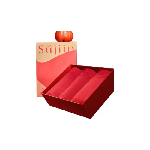 SUJIIN 굿 럭 레드 여성 삼각팬티