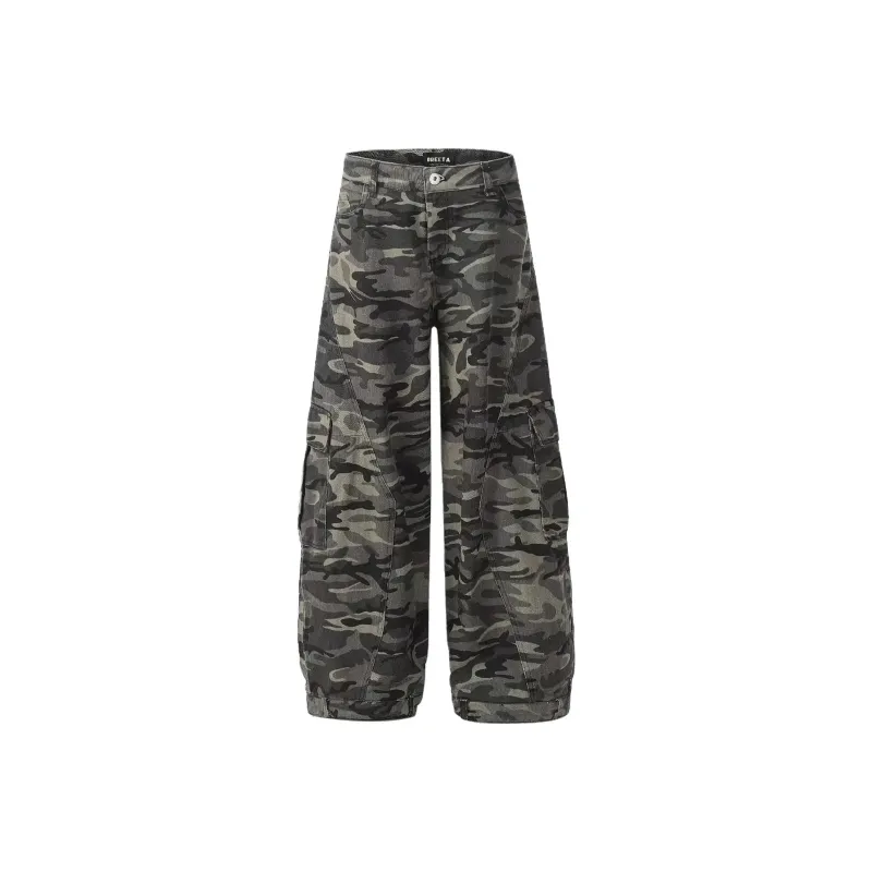 KNOCKSPARK Jeans Unisex Camouflage-0