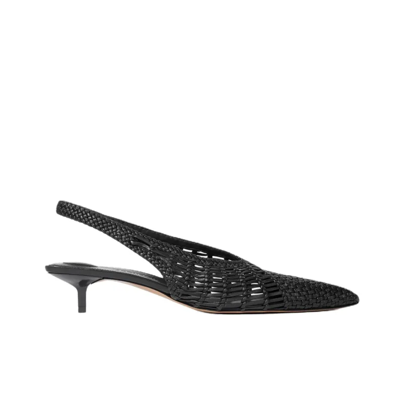 Jacquemus Cubisto Banane Slim Heel High Heels 3.5cm Women's Black-1