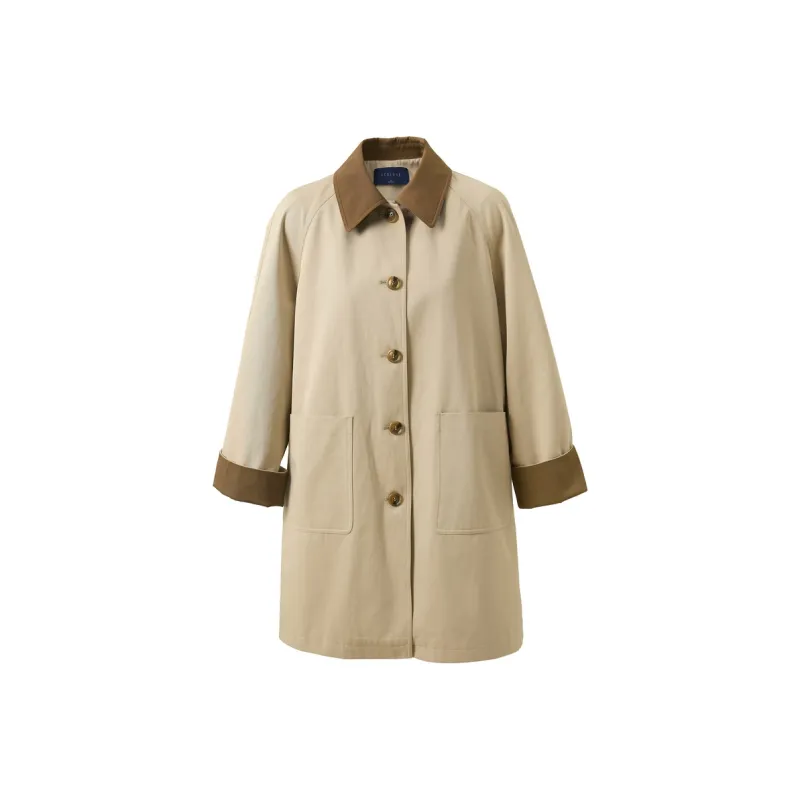 3COLOUR Trench Coats Women's Khaki-0