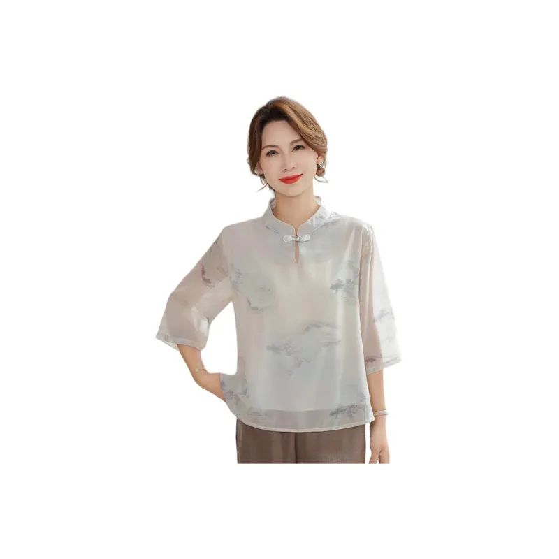 PIERRE CARDIN Chiffon Shirt Women's-3