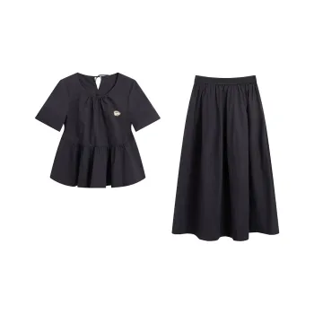 ZIHAN Two Piece Skirt Sets Women's