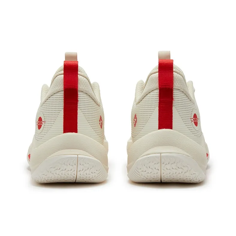 361° Basketball Shoes Men Low Top Feather White/Lotus Seed White-3