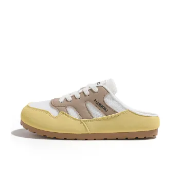HUANQIU Abrasion Resistant Slip Resistant Closed Toe Slippers Women's Yellow