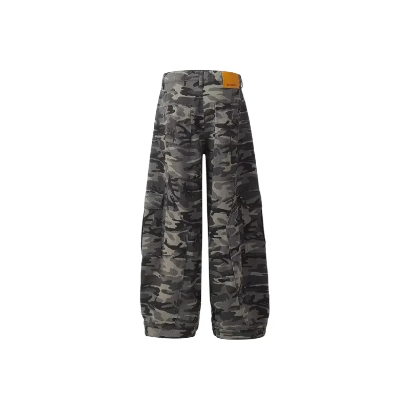 KNOCKSPARK Jeans Unisex Camouflage-1