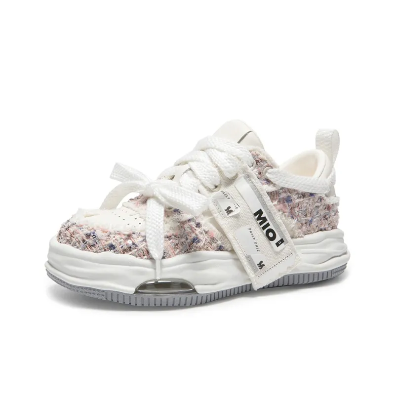MIO Low Top Skateboard Shoes Women's Apricot/Multicolor-3