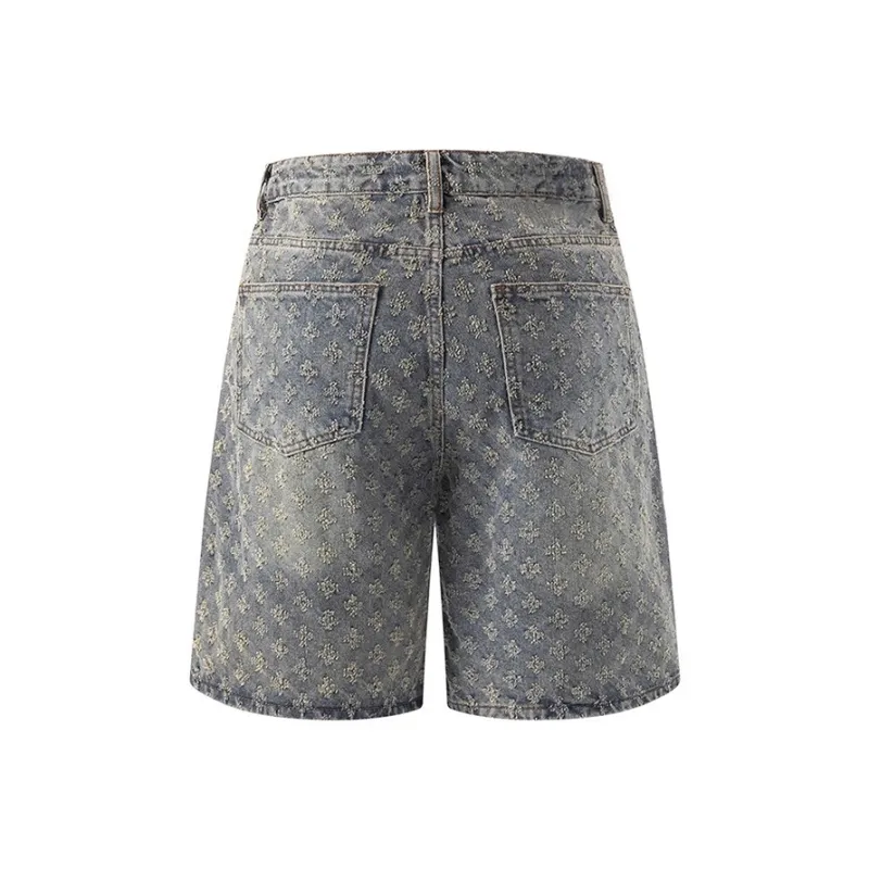 SWAMP AREA Denim Shorts Unisex-1