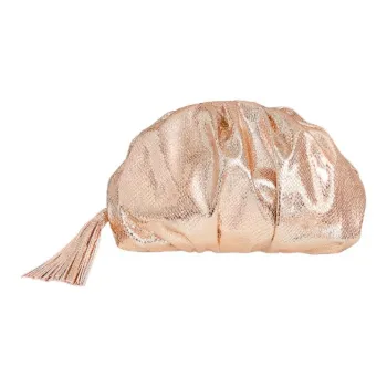 REBECCA MINKOFF Leather Clutch Women's Rose Gold