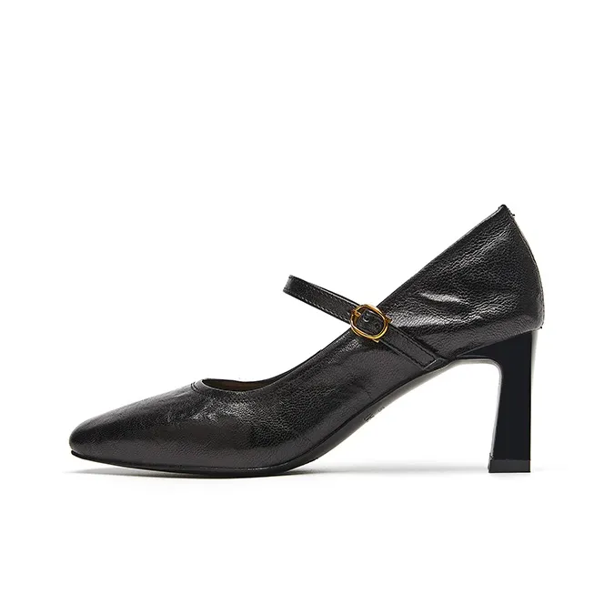 ST&SAT Chunky Heel High Heels 7cm Women's-0