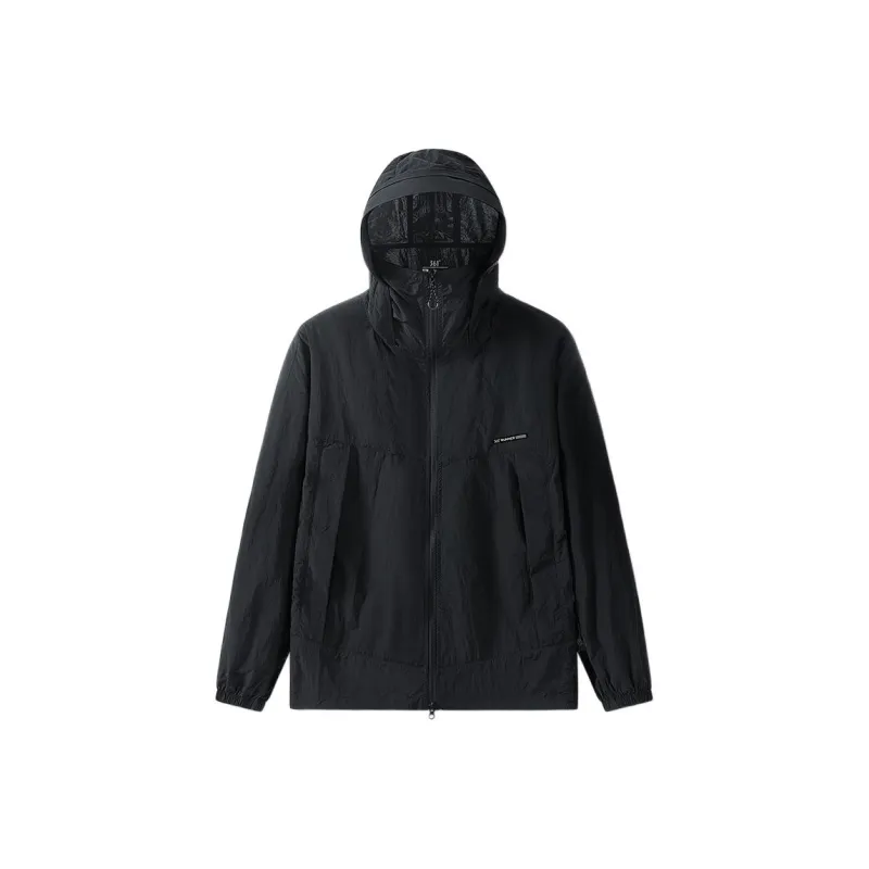 361° Breathable UV Protection Sun Protection Clothing Unisex Super Black-0