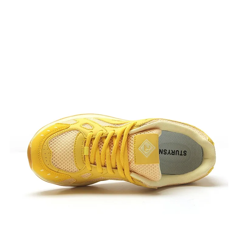 STUR YSN Low Top Casual Shoes Women's Yellow-4