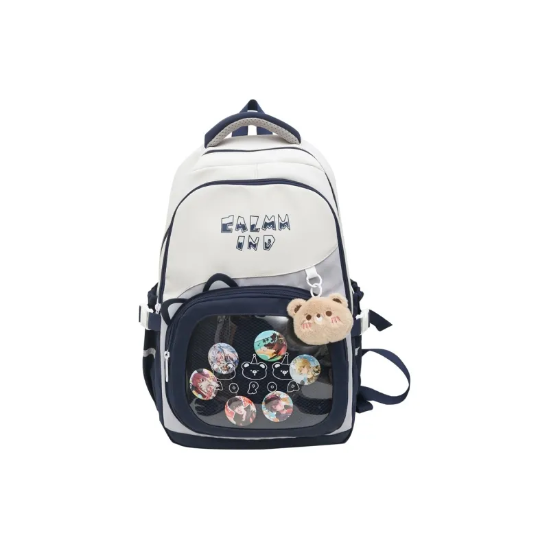 O'ROTA Nylon Backpack Unisex Multicolor-5