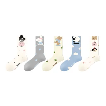 Gentle Welcome Mid Calf Socks Women's 5 Pack