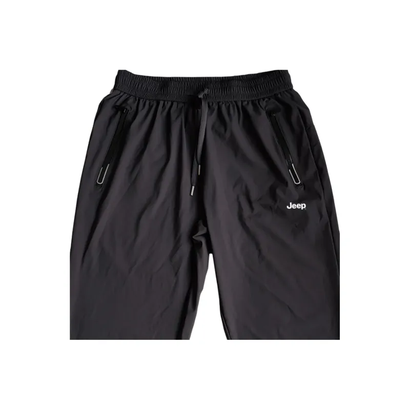 Jeep Casual Pants Unisex Black-2