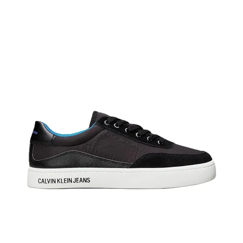 CKJ CALVIN KLEIN JEANS Low Top Skateboard Shoes Men's Black-1