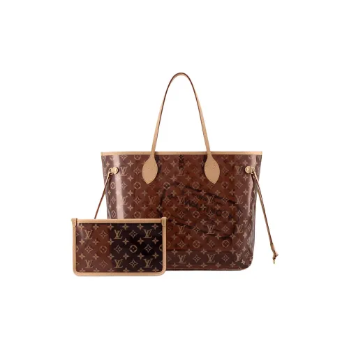LOUIS VUITTON NEVERFULL Recycled Polyester Tote Bag, Shopping Bag, Handbag Women's Okinawa Yellow