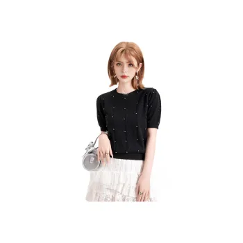 FAWENXIANGZI Puff Sleeve T Shirt Women's