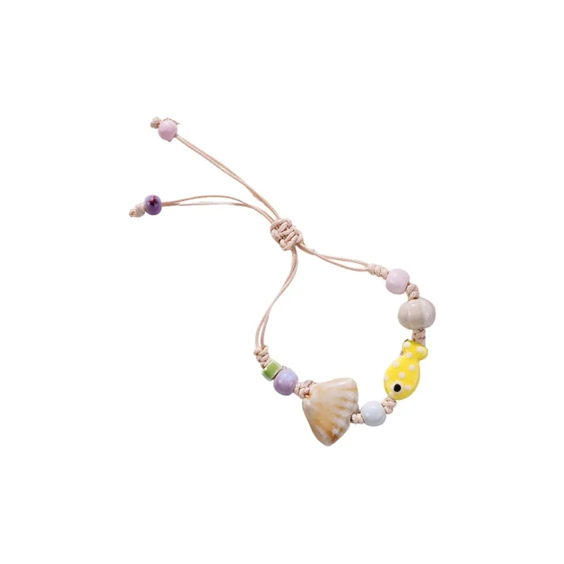 VIVIWELL Ceramic Rope Bracelets Women's-2