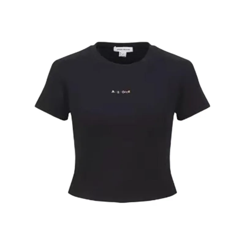 URBAN REVIVO T Shirts Women's Navy Blue-0