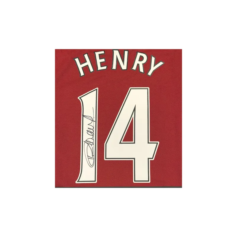Huayitaojin Arsenal Fan Edition Jersey Officially Signed Company Certificate With Icons-4