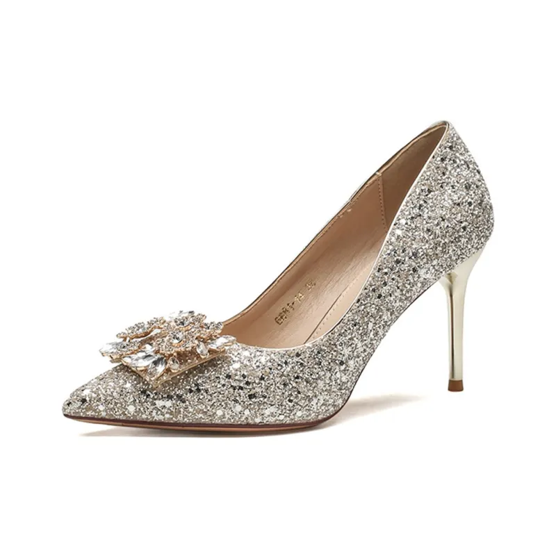 GOSO High Heels Women's Champagne-0