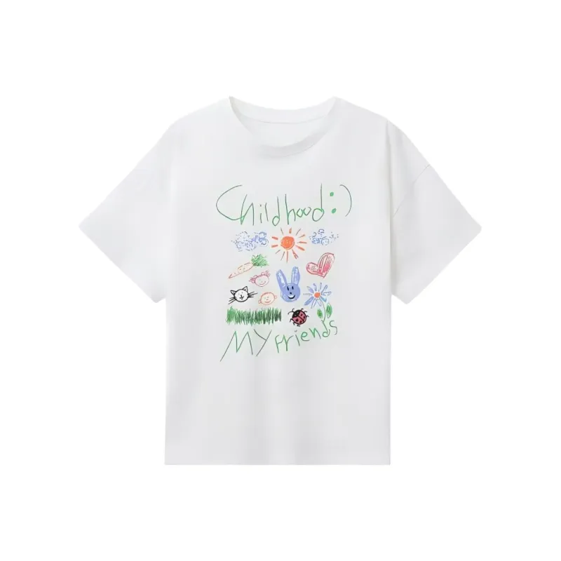 DOKZB T Shirts Women's White-0