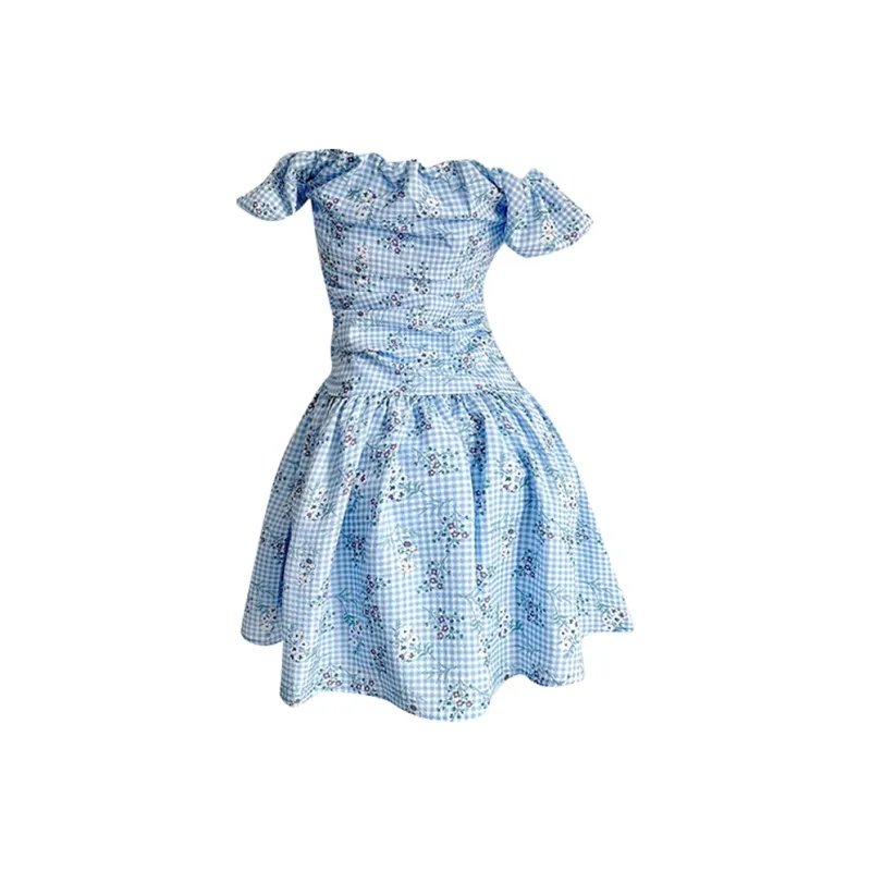 Icicofficial Short Sleeved Dress Women's-1