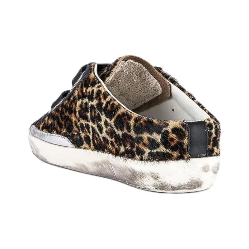 Golden Goose Super Star Sabot Closed Toe Slippers Women's Brown-3