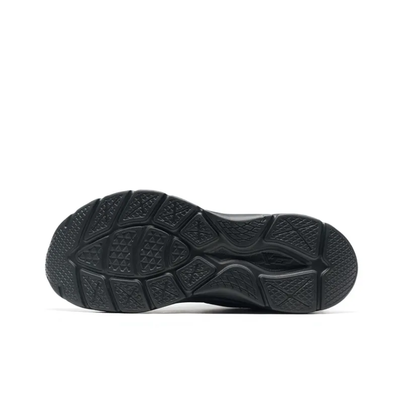 XTEP Abrasion Resistant Lightweight Cushioning Low Top Casual City Commute Running Shoes Men's Black Charcoal Ash-5
